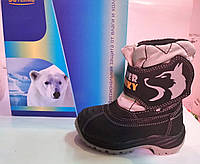 Детские зимнии термо-ботинки B&G Хаски 22-14