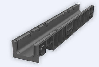 Лоток пластиковий дренажний 100.125 h129 Standart міцний, має збільшену глибину