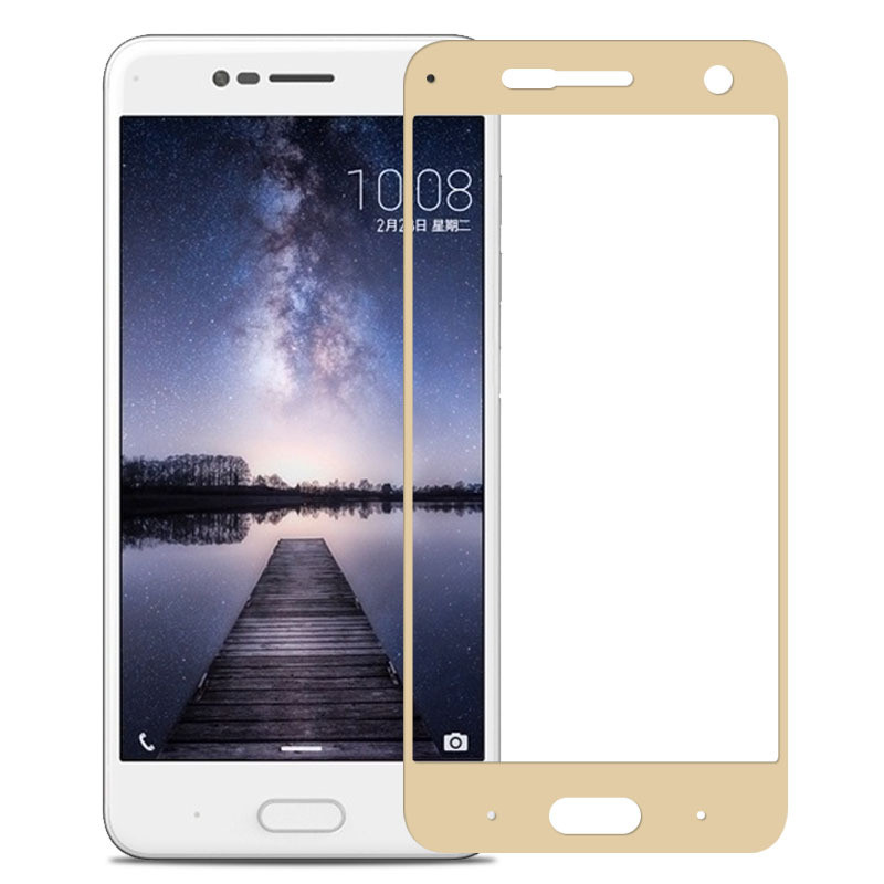 Защитное стекло ZTE Blade V8 Full cover золотой 0,26мм в упаковке - фото 1 - id-p649332366