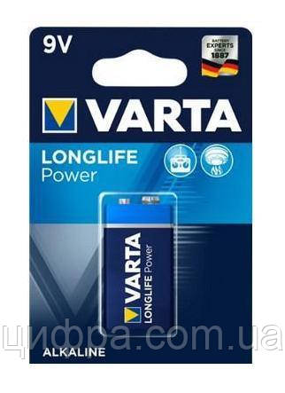 Батарейка Varta 9V Long Life Power, фото 1