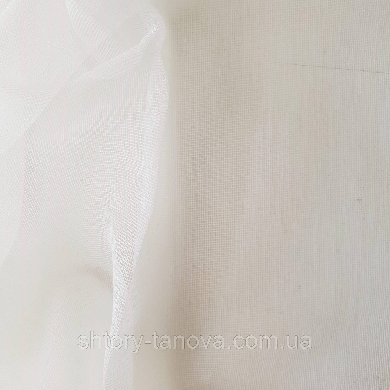 Тюль сітка грід біла, фото 1