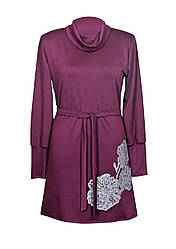 Класична сукня з коміром та поясом Макі