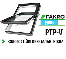 Дахове вікно Fakro ПВХ (вологостійке FTU-V U3) з вент. щілиною