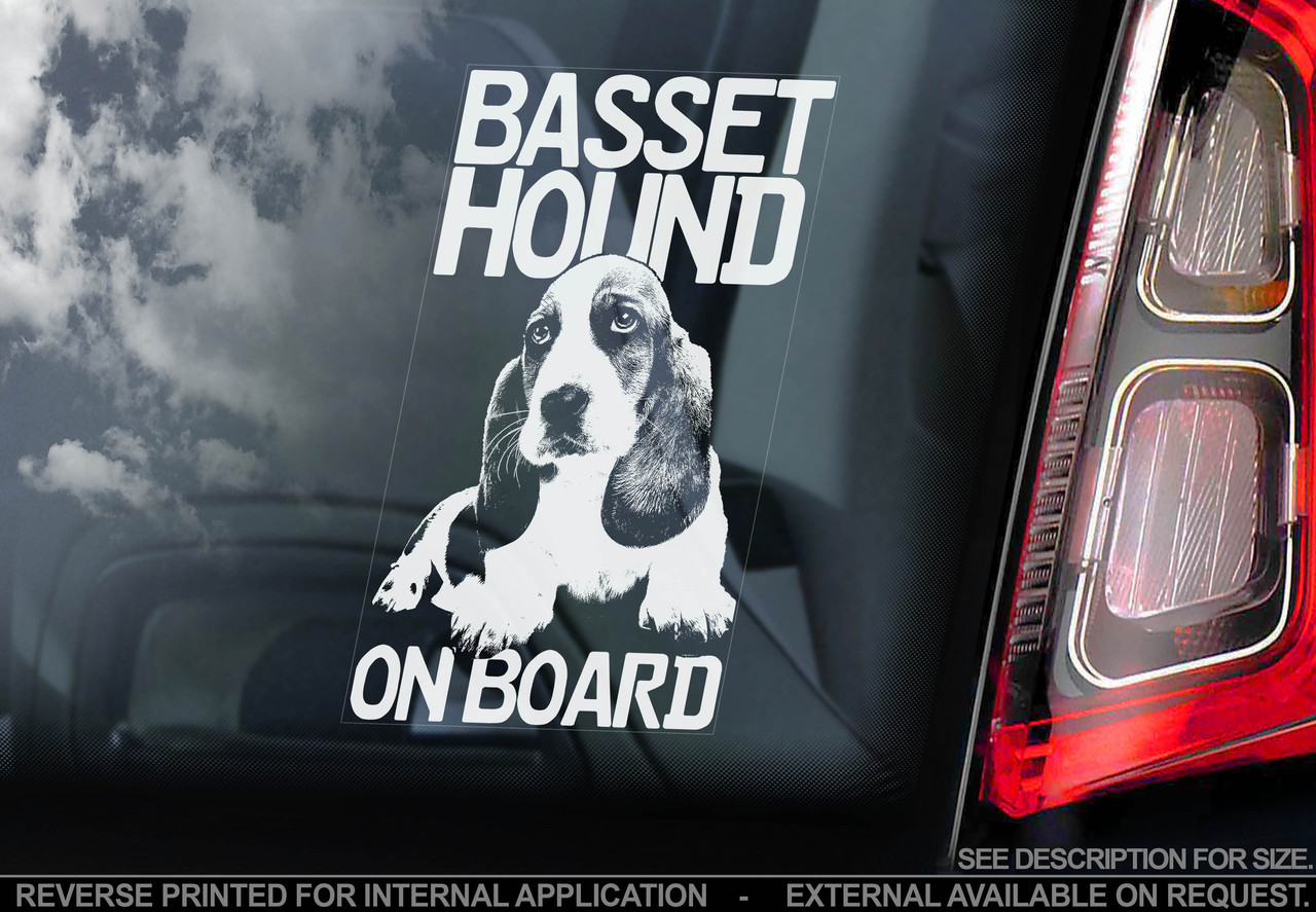 Басет-хаунд стикер, фото 1