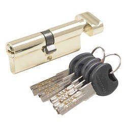 Циліндровий механізм 90(45Tx45) з тумблером Imperial Золото