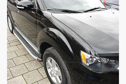 Силові пороги Mitsubishi Outlander II (варіант Fullmond)