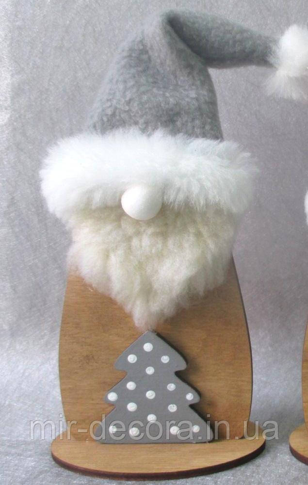 Декорація новорічна на підставці "Дід Мороз" уп.1, фото 1