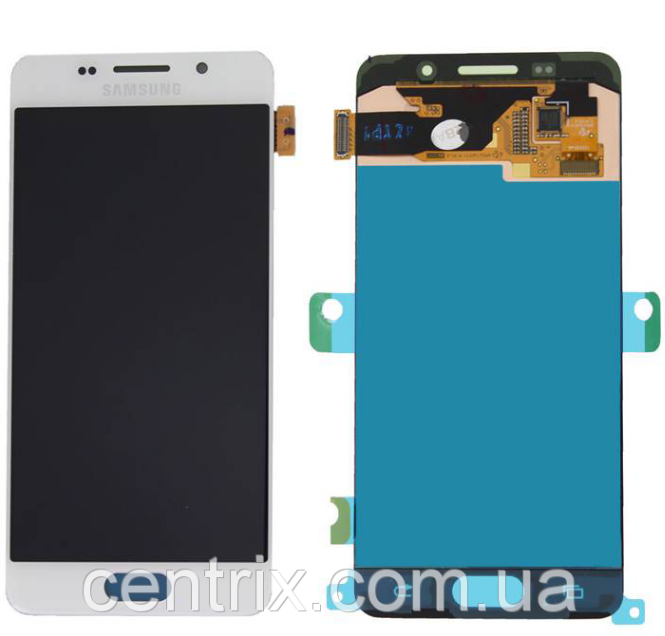 Дисплей (екран) для Samsung A310F Galaxy A3 (2016) + тачскрін, білий,