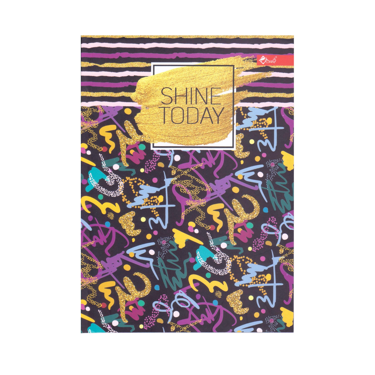 Скетчбук А5, чорні та білі аркуші "Shine today" ЗК-27