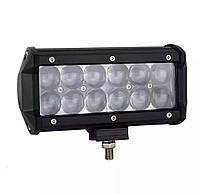 LED ПАНЕЛЬ С ЛИНЗАМИ 4D / 60W / 12LED / 165ММ / ДАЛЬНИЙ СВЕТ