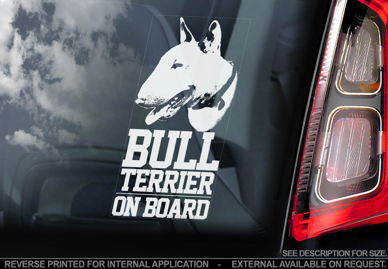 Бультер'єр (Bull Terrier) стикер, фото 1