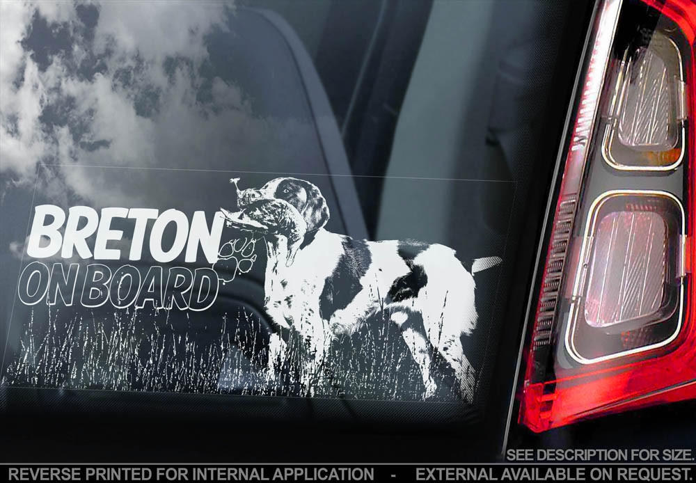 Епаньйол бретон (Бретонський епаньйоль) стикер, фото 1