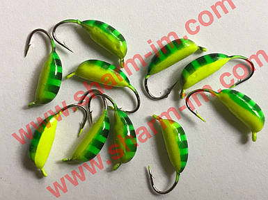 Мормилка вольфрамова Bravo 2030-418 3,0 мм 0,6 г. Ризький банан