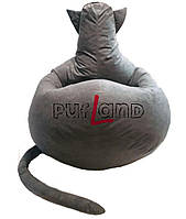 Крісло мішок (Кіт) розміру XXL 130*100 см. ТКАНИНА OXFORD. (Є всі кольори)