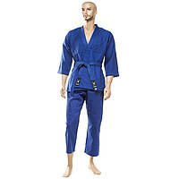 Кимоно для дзюдо Combat синее (хлопок, 450мг, на рост 120-190 см)