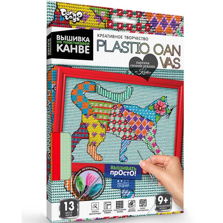 Набір для творчості DankoToys DT PC-01-08 вишивка на пластиковій канві