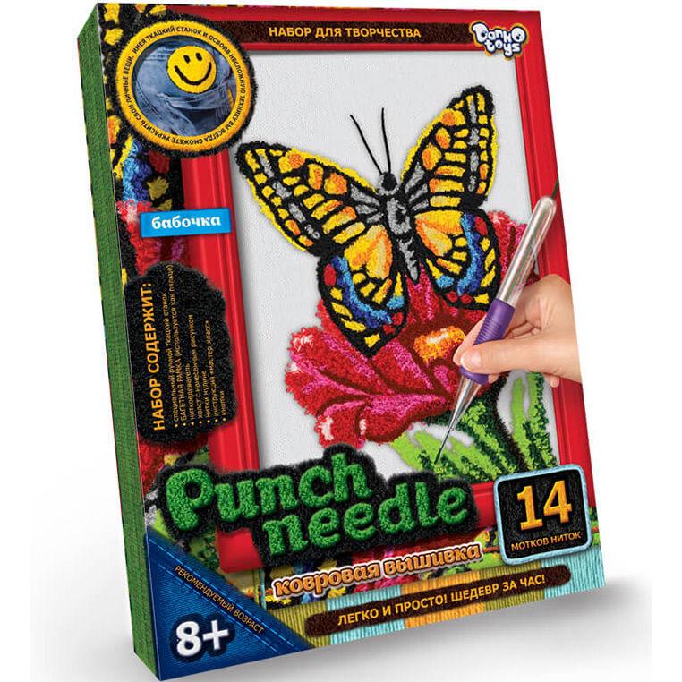 Набір для творчості DankoToys DT PN-01-08 килимова вишивка Punch needle