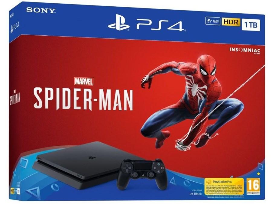 Ігрова приставка Sony PlayStation 4 Slim 1 TB + гра Spider-Man