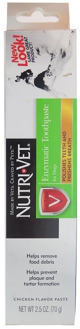 878743 Nutri-Vet Enzymatic Toothpaste Ензимна паста для собак, 70 г