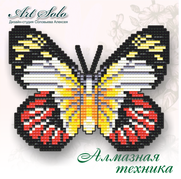 Набір-магніт для викладання алмазною мозаїкою Алая Ізабель БАТ21