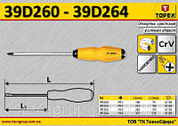 Отвертка ударная PH2, 150мм, TOPEX 39D263