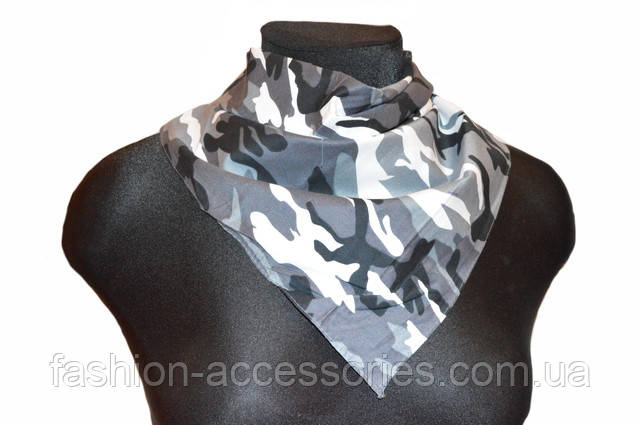 Бандана сіра головний убір військова камуфльований Бандана сіра класична камуфльований 2