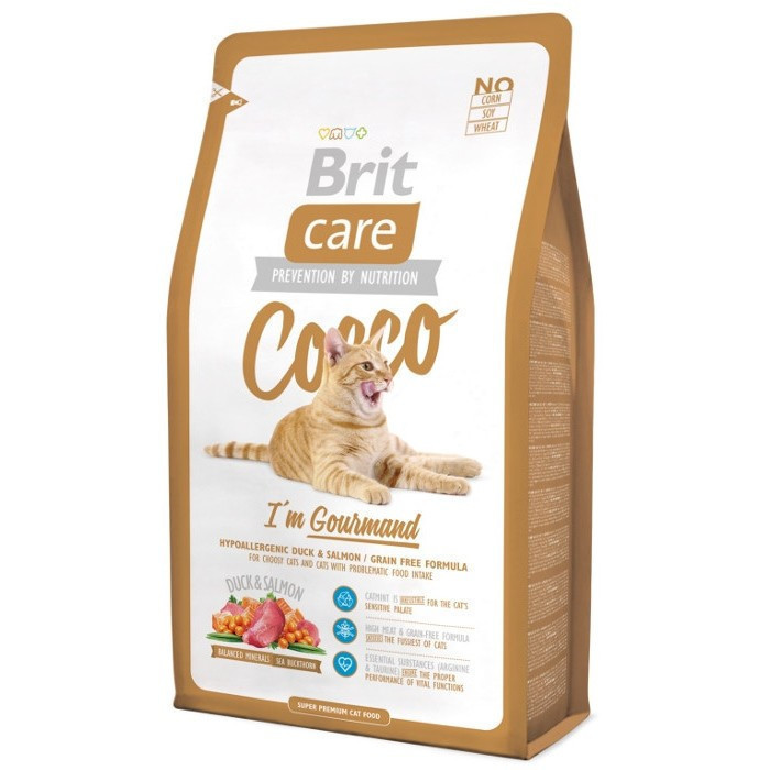 Brit Care Cocco Gourmand корм для вибагливих кішок 7КГ