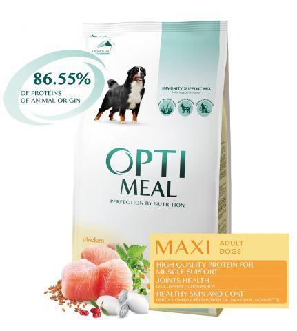 Optimeal Large Adult сухий корм для собак великих порід із куркою 1,5 КГ