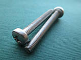 DIN 7985 (ГОСТ 17473-80; ISO 7045) : гвинт з напівкруглою головкою, нержавіюча сталь, фото 2