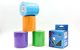 Кінезіо тейп у рулоні 7,5 см х 5 м (Kinesio tape) еластичний пластир BC-4863-7,5 (квітка в асортимен)