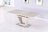 Розсувний стіл Seattle DT-9801 Mokko моко сатин 140/180, фото 6