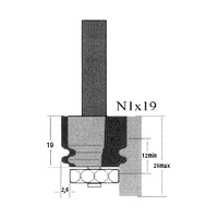 Фреза ГЛОБУС 2600 1*19