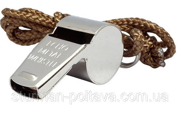 Поліцейський свисток GI Style Police Whistle Silver Rothco