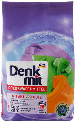 Пральний порошок Denkmit для кольорової білизни 1,35 кг 20 прань новий, фото 1