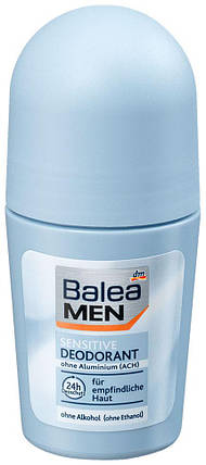 Роликовий дезодорант для чутливої шкіри Balea Men 50 мл 48 годин захисту, фото 1