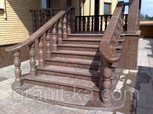 Лестницы на заказ из гранита - фото 5 - id-p65737513