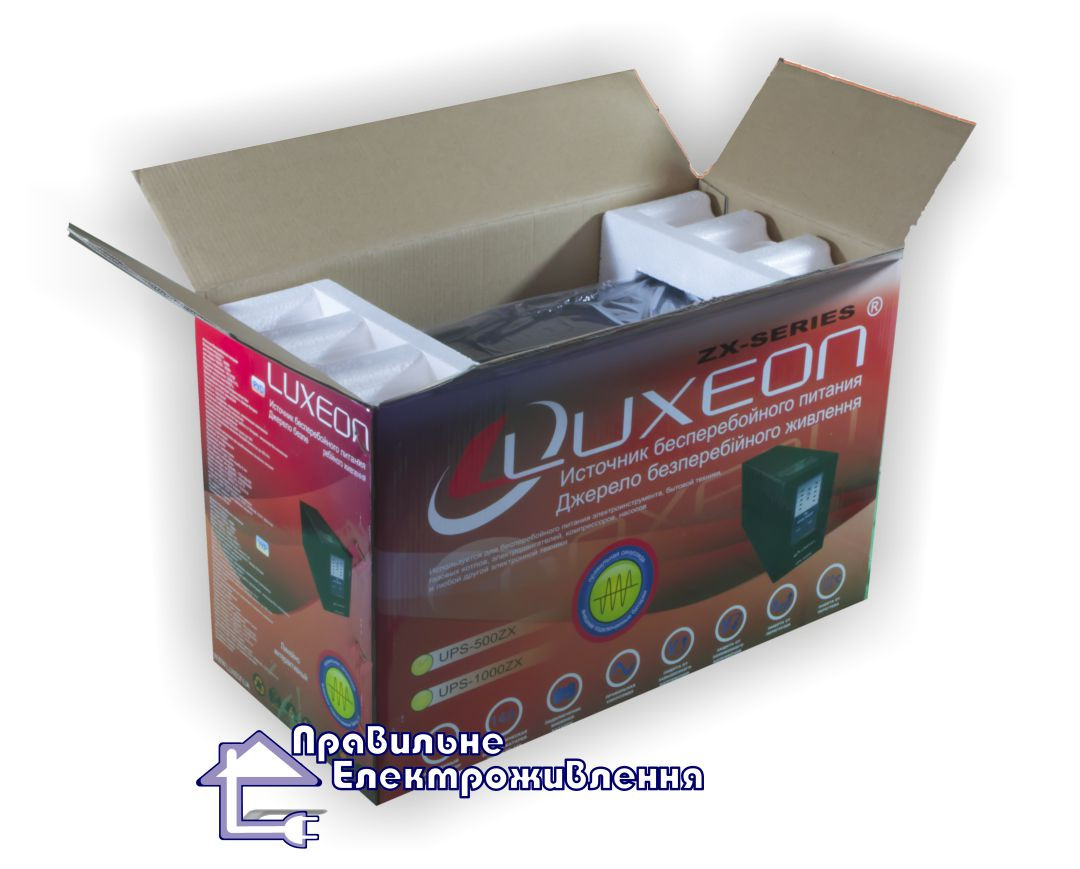 ИБП для котла Luxeon UPS-500ZX (300Вт, 12В) - фото 6 - id-p3745656