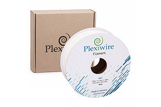 Пластик в котушці ABS+ 1,75 мм 1кг/400 м, Plexiwire, Білий