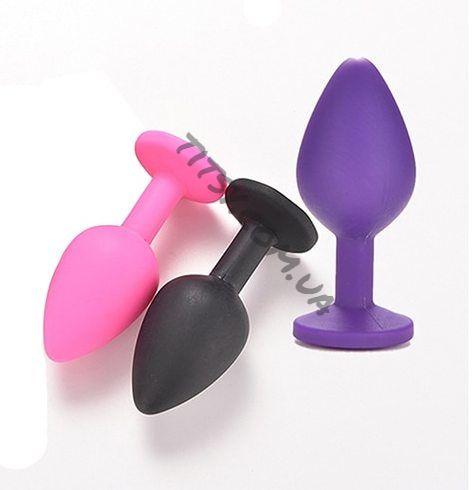 Силіконова пробка з кристалом! 80*34 Drop, фото 1