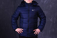 Куртка зимняя мужская теплая качественная синяя Jacket Winter