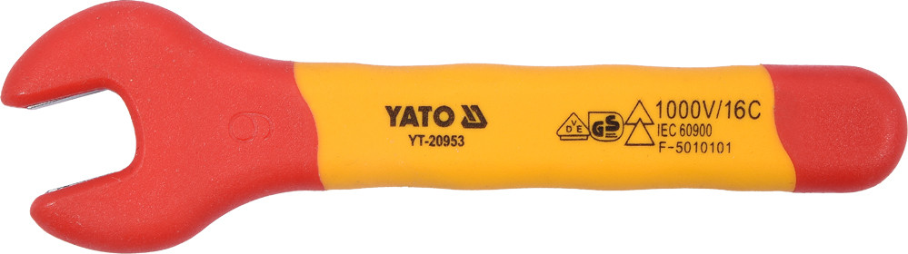Ключ ріжковий діелектричний VDE 1000В М9 YATO