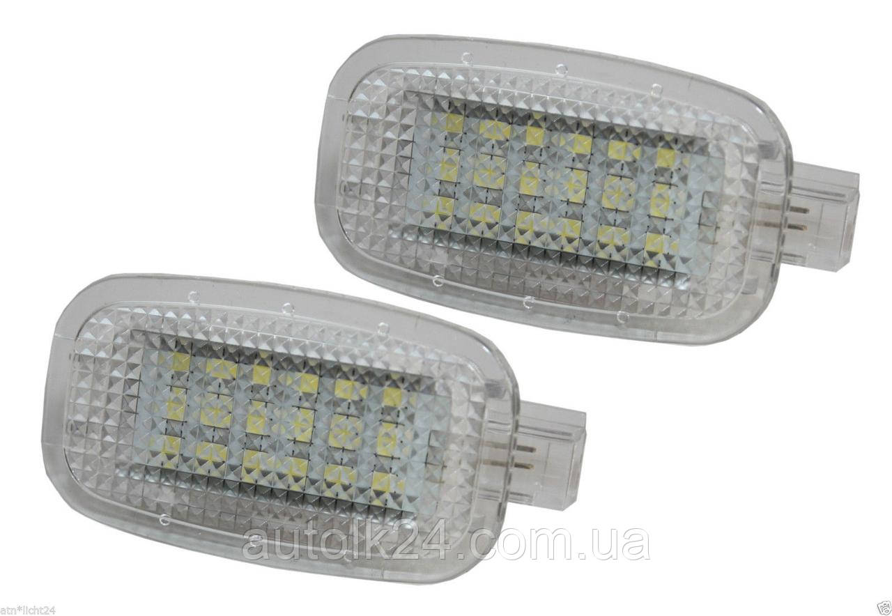 Штатная LED подсветка двери,салона,багажника Mercedes W164 W169 C197 W204 S212 W212