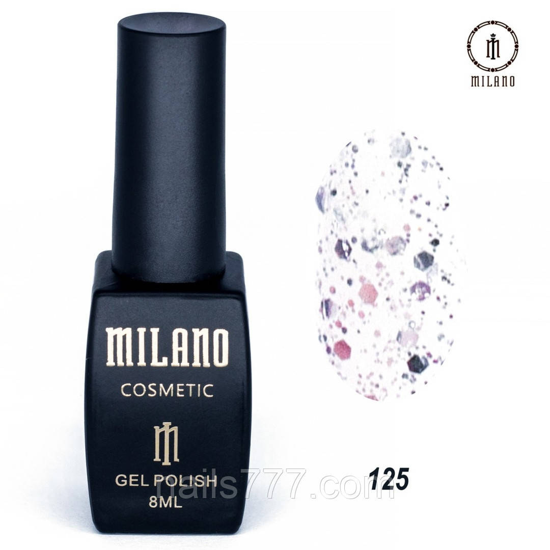 Гель-лак Milano 8 мл, № 125