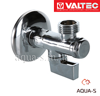 Кран угловой Valtec DN 1/2"х1/2" с фильтром и чашкой (Италия VT.282.N.0404