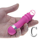 Пробка анальна з вібрацією Pink bullet! (C), фото 3