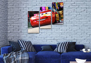 Модульна картина Блискавка Маккуїн, 100х110 см, (70x35-3), фото 4