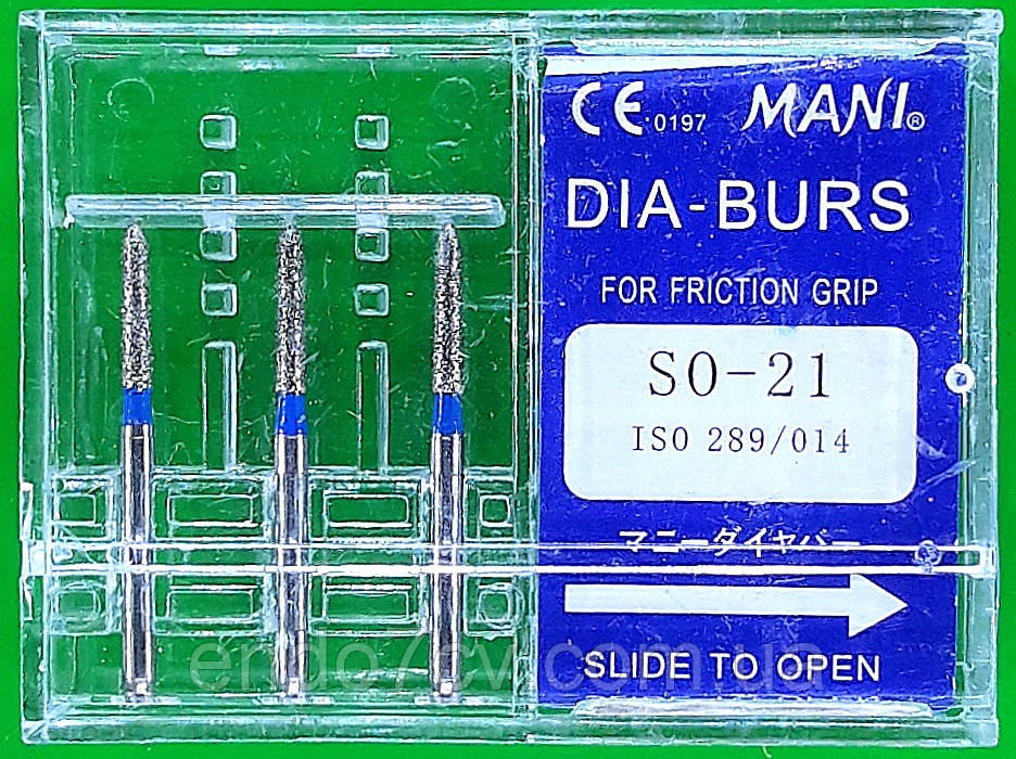 Алмазні бори 3 шт. SO - 21 MANI