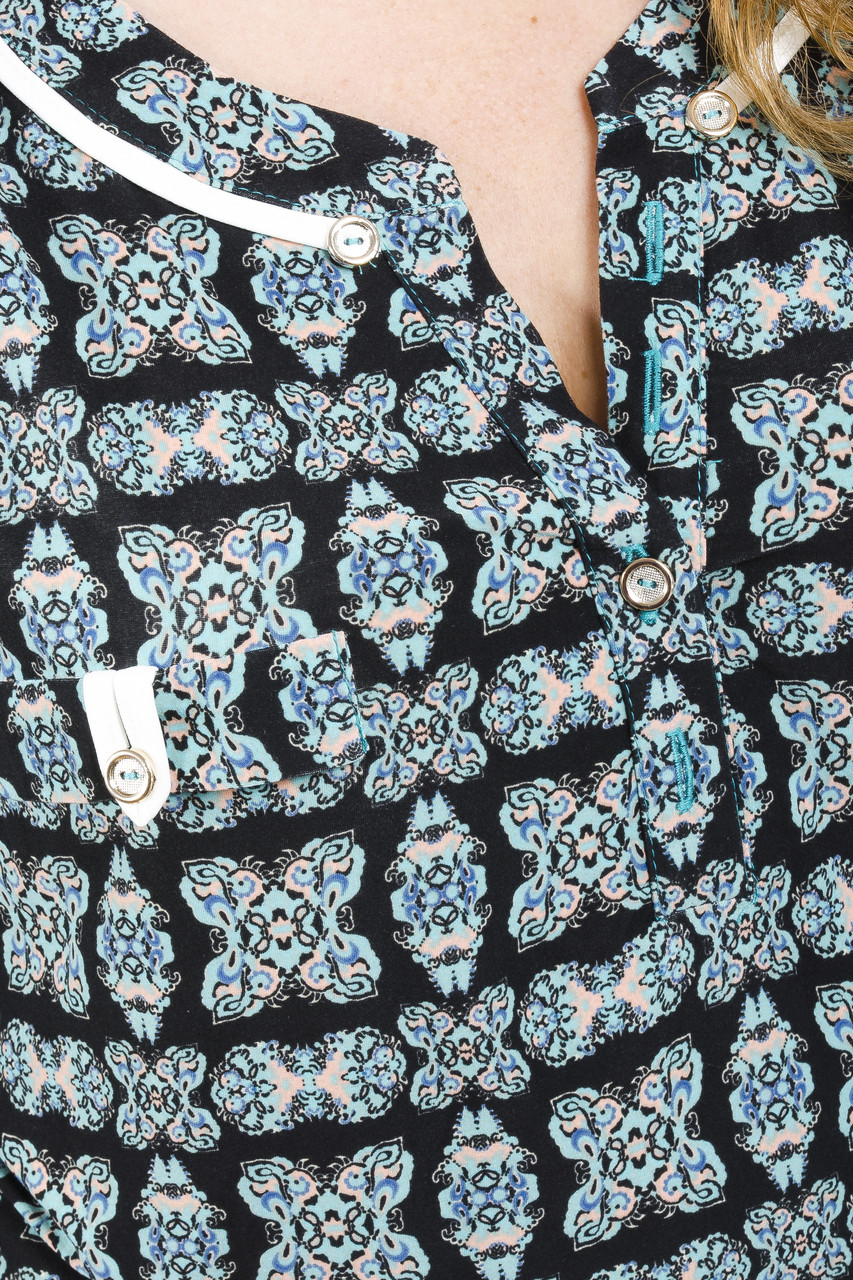 Женская блуза из трикотажа "Гелетея" - фото 3 - id-p622435433