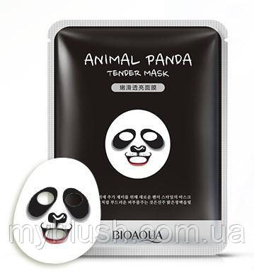 Смягчающая тканевая маска для лица с принтом Панда BIOAQUA Animal Panda Supple Mask - фото 2 - id-p791845679