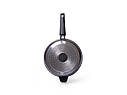 Сковорода "Rebusto" 20х4см с индукционным дном алюминиевая с каменным антипригарным покрытием Fissman, фото 3